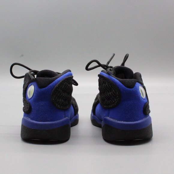 Air Jordan 13 Retro TD Black Royal Size 8C Kids Sneakers - Picture 5 of 7